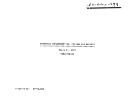 March 31. 1987 USAID/CAIRO