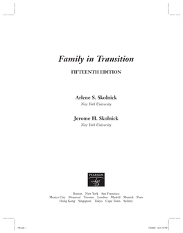 Family in Transition