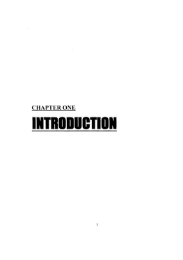 Chapter One 1.1