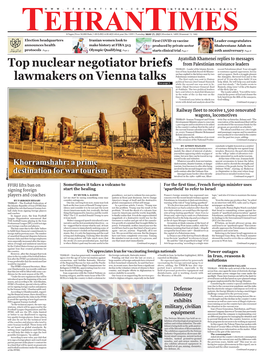Top Nuclear Negotiator Briefs Lawmakers on Vienna Talks