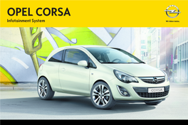 OPEL CORSA Infotainment System