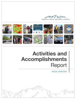 2019 Activities and Accomplishments Report