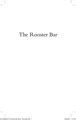 9781473668645 the Rooster Bar (934I)