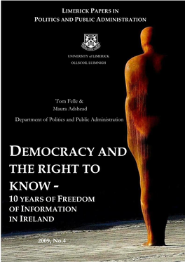 Democracy and the Right to Know