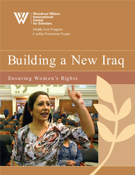 Building a New Iraq