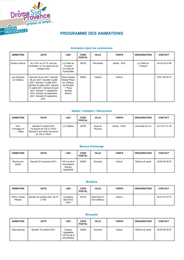 Tout L'agenda