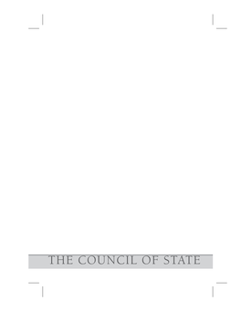 Chapter 4 Council of State and Executive Branch