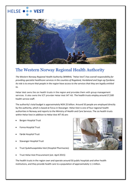 The Western Norway Regional Health Authority