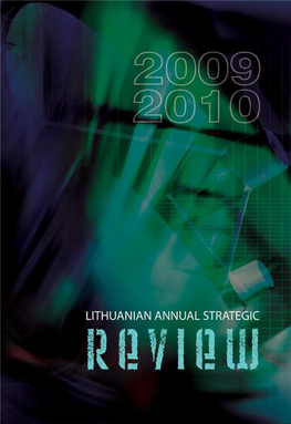 Lithuanian Annual Strategic Review 2009-2010