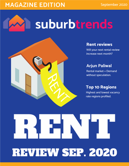 REVIEW SEP. 2020 Annual Rent Reviews September 2020