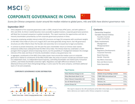 Corporate Governance in China