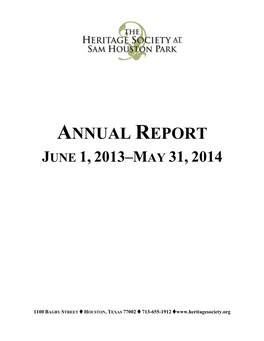 Annual Report