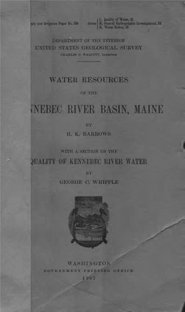 Inebec River Basin, Maine