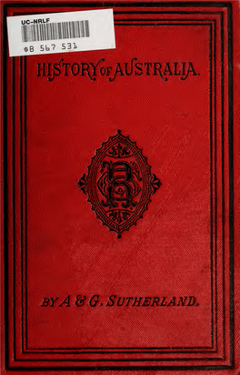 The History of Australia from 1606 to 1888