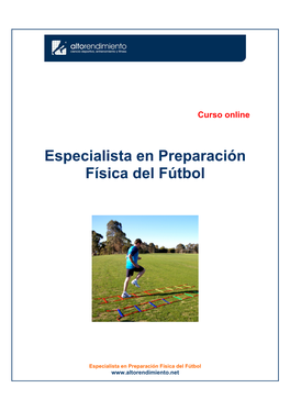 Especialista En Preparación Física Del Fútbol