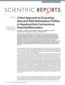 A New Approach to Evaluating Aberrant DNA Methylation Profiles