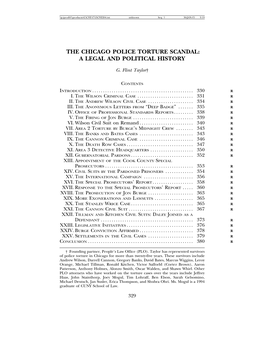 The Chicago Police Torture Scandal: a Legal and Political History