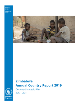 Zimbabwe Annual Country Report 2019 Country Strategic Plan 2017 - 2021 Table of Contents