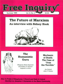 The Future of Marxism an Interview with Sidney Hook