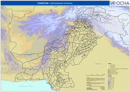 PAKISTAN - Administrative Divisions