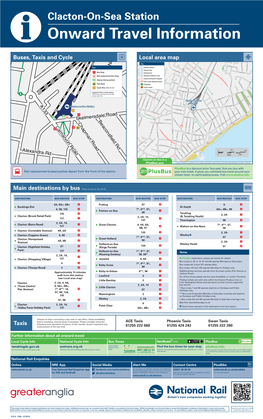 Local Area Map Buses, Taxis and Cycle Taxis