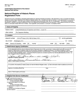 National Register of Historic Places Registration Form