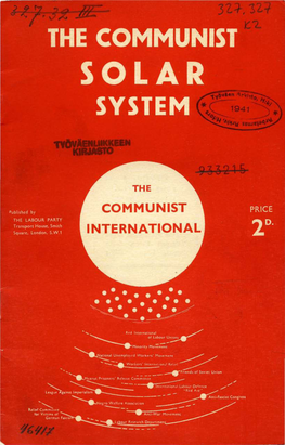 COMMUNIST INTERNATIONAL September, 1933