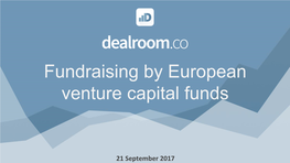 Fundraising by European Venture Capital Funds