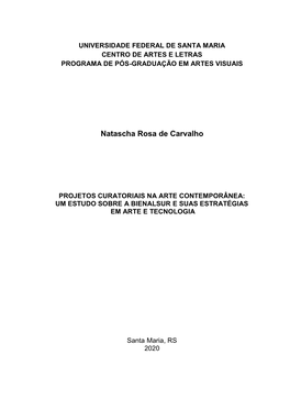Natascha Rosa De Carvalho