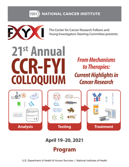 Updated Abstract Book CCR FYI Colloquium 2021 Final 4.19.21.Pdf
