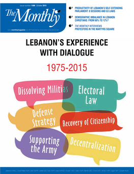Lebanon's Experience with Dialogue