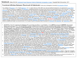 Functional Affinities Between Ōkuninushi & Daikokuten (Links Jump to Kakugakuin University's Encyclopedia of Shinto)