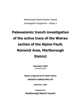 Renwick Area, Marlborough District