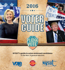 2016 Voter Guide Union Values