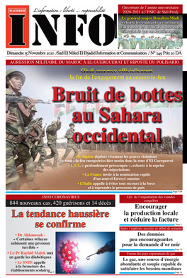 Bengrina Dénonce L'agression Militaire Marocaine