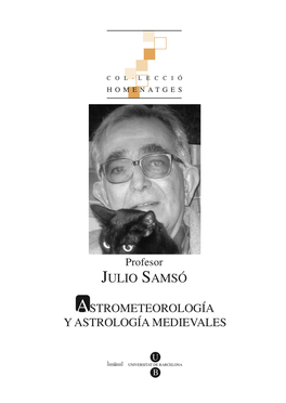 Profesor JULIO SAMSÓ