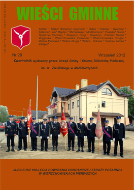 WIERZCHOWISK PIERWSZYCH W Dniu 8 Września 2012 R