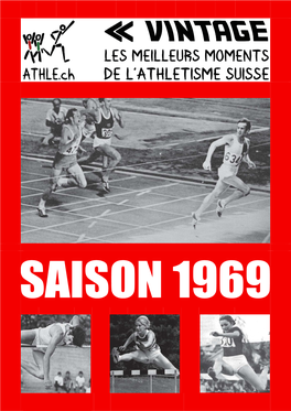 La Saison 1969 De L'athlétisme Suisse