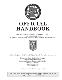 Official Handbook