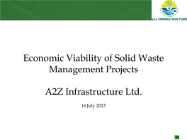 Municipal Solid Waste & Its Management