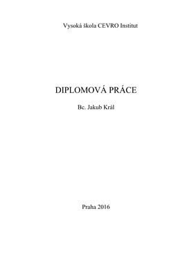 Diplomová Práce