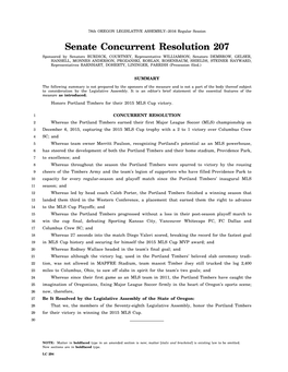 Senate Concurrent Resolution