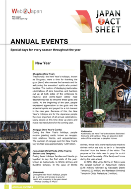 Annual Events