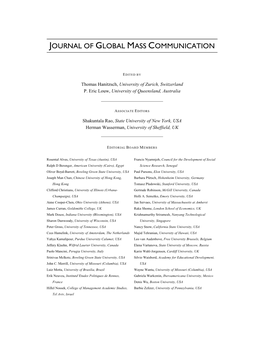 Journal of Global Mass Communication