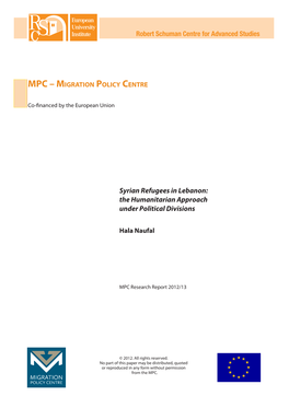 MPC – Migration Policy Centre