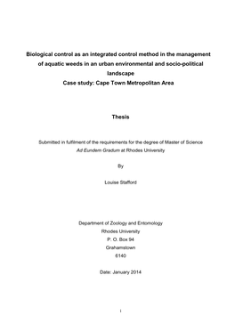 Biological Control As an Integrated Control Method in the Management