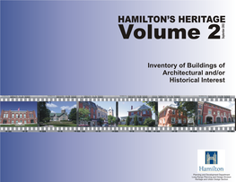 Hamilton's Heritage Volume 2