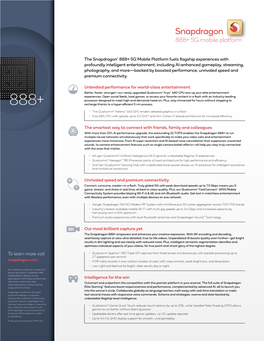 Snapdragon 888+ 5G Mobile Platform