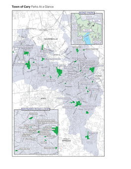 Town of Cary Parks at a Glance