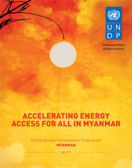 Accelerating Energy Access for All in Myanmar